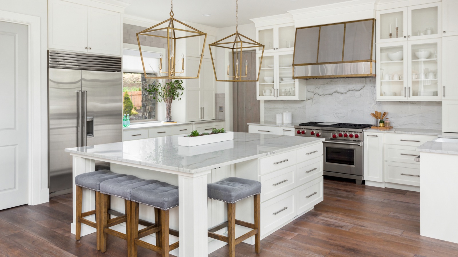 Renovated kitchen with island bench